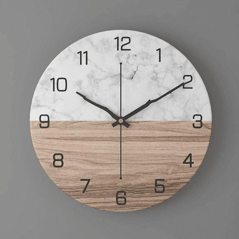 Creative Marble Wall Clock - A Touch of Elegance for Your Home -