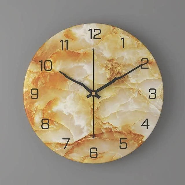 Creative Marble Wall Clock - A Touch of Elegance for Your Home -