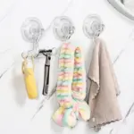 Creative Plastic Free Punching Hook tag1