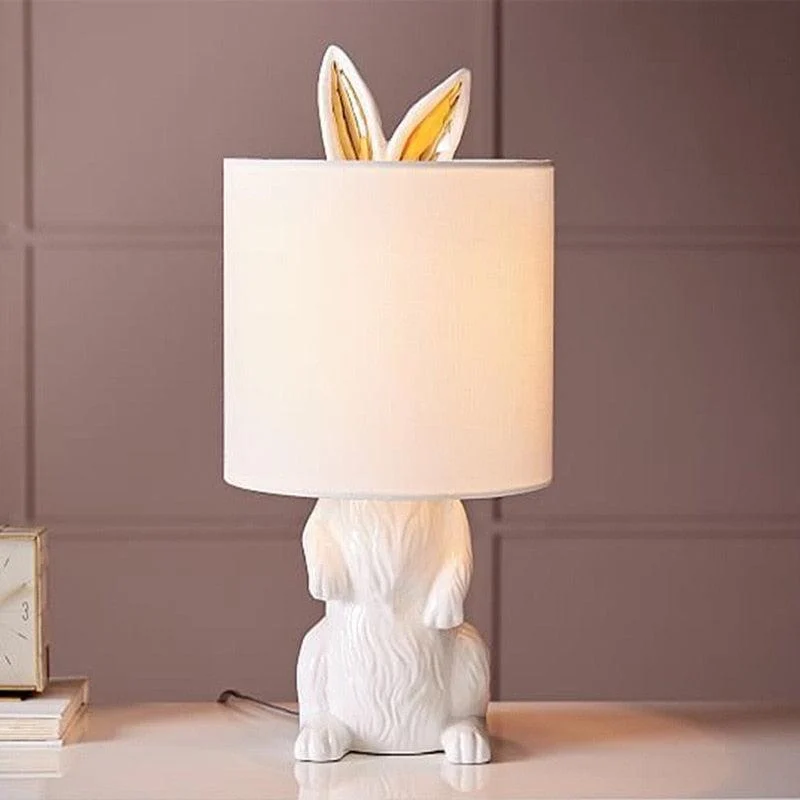 Creative Resin Rabbit Table Lamp -