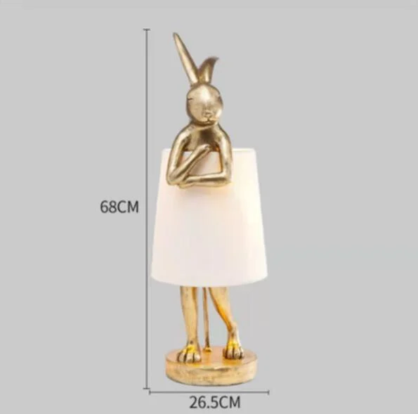 Creative Resin Rabbit Table Lamp -