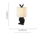 Creative Resin Rabbit Table Lamp