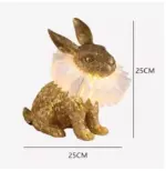 Creative Resin Rabbit Table Lamp