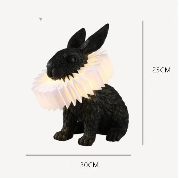 Creative Resin Rabbit Table Lamp -