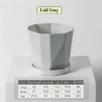 Creative Resin Simple Flower Pot Saucer tag1