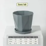 Creative Resin Simple Flower Pot Saucer tag1