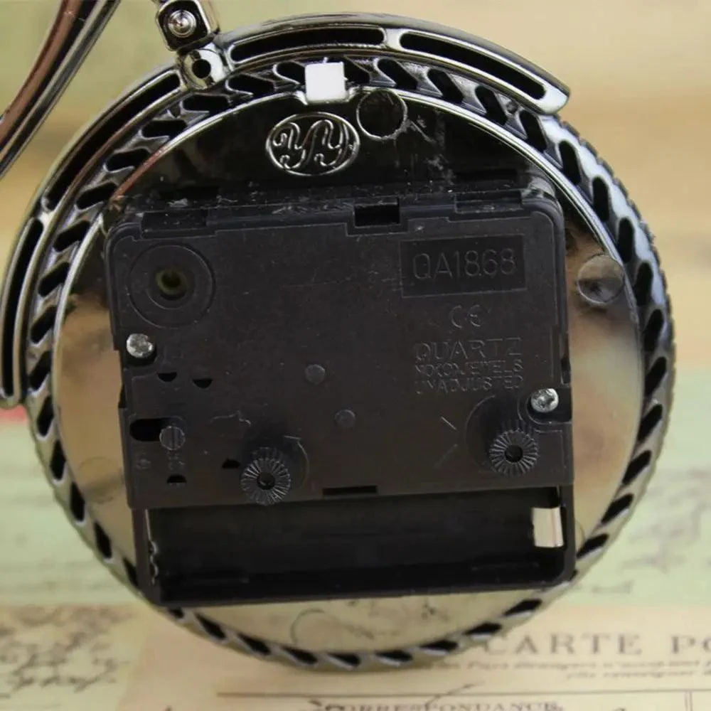 Creative Retro Bicycle Alarm Clock - Vintage Style - Plastic -  - #tag1#