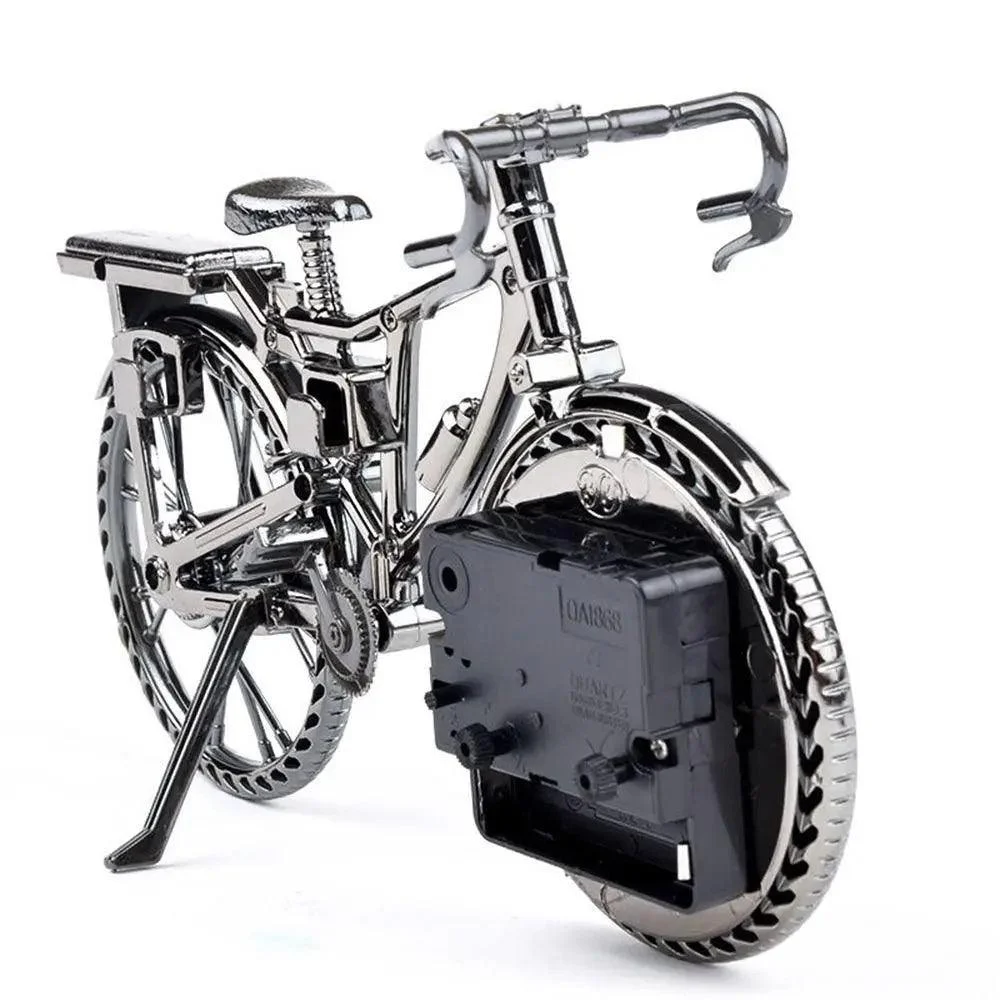 Creative Retro Bicycle Alarm Clock - Vintage Style - Plastic -  - #tag1#