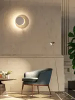 Creative Rotatable Moon Phase Wall Lamp tag1