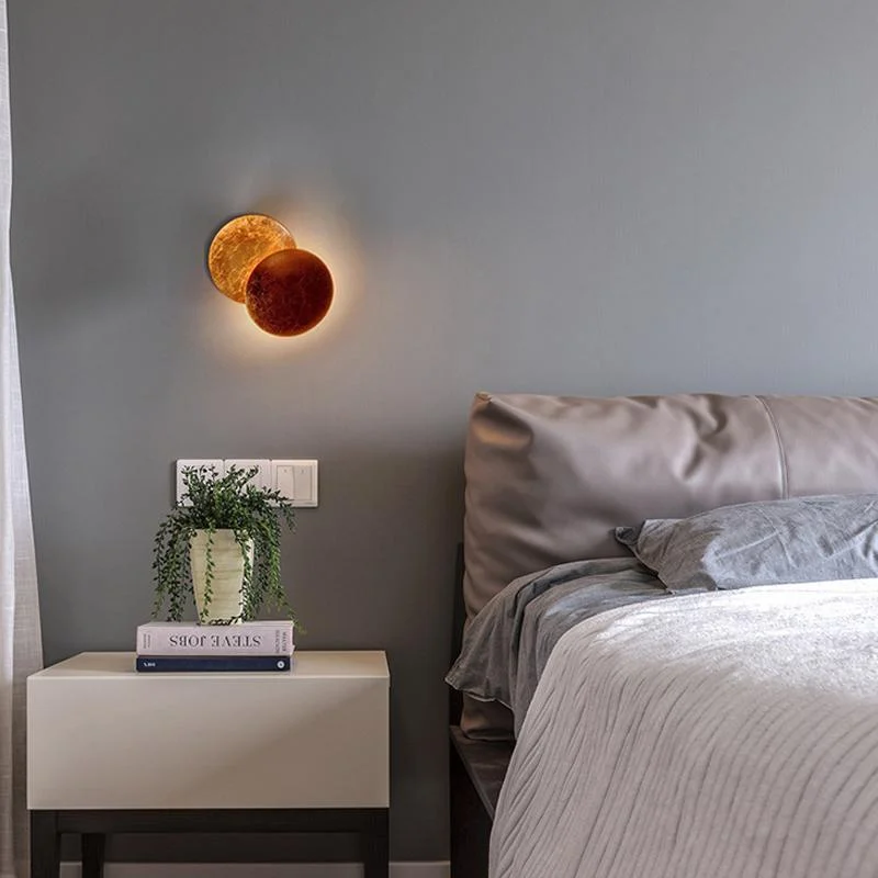 Creative Rotatable Moon Phase Wall Lamp -  - #tag1#