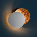 Creative Rotatable Moon Phase Wall Lamp tag1