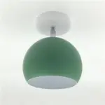 Creative Round Iron E27 Ceiling Light Nordic Modern Macaron LED Ceiling Lamp tag1
