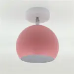 Creative Round Iron E27 Ceiling Light Nordic Modern Macaron LED Ceiling Lamp tag1