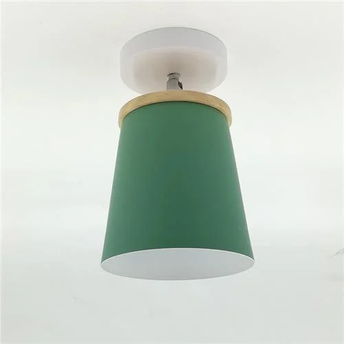 Creative Round Iron E27 Ceiling Light Nordic Modern Macaron LED Ceiling Lamp -  - #tag1#