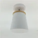 Creative Round Iron E27 Ceiling Light Nordic Modern Macaron LED Ceiling Lamp tag1