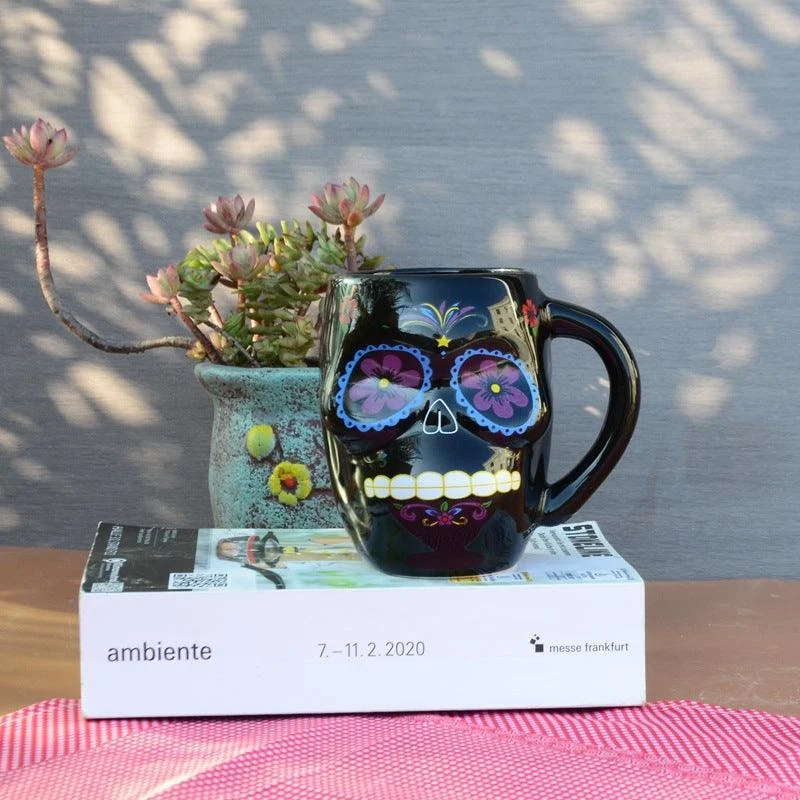 Creative Skull Stereo Ceramic Mug Halloween -  - #tag1#