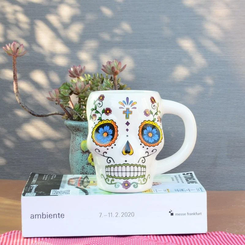 Creative Skull Stereo Ceramic Mug Halloween -  - #tag1#