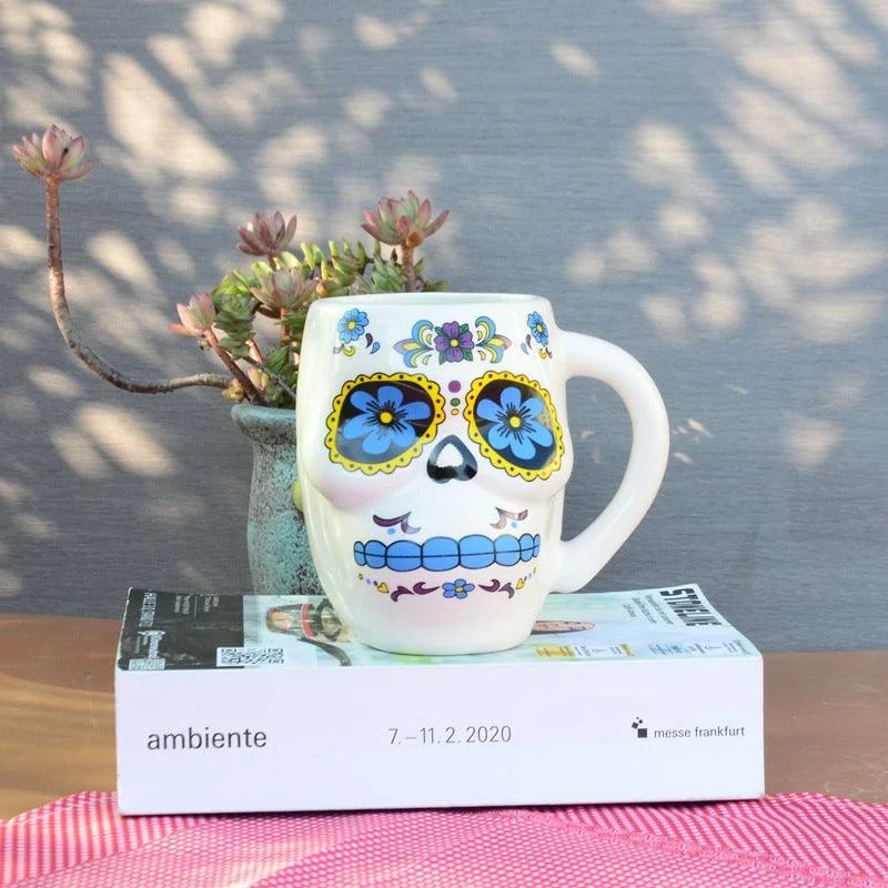 Creative Skull Stereo Ceramic Mug Halloween -  - #tag1#