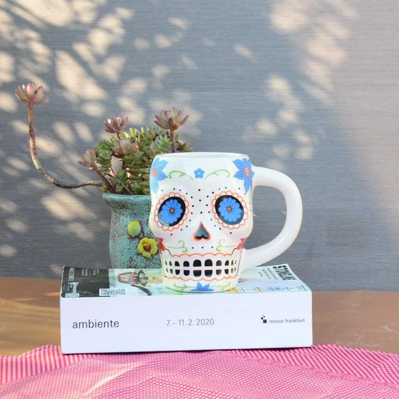 Creative Skull Stereo Ceramic Mug Halloween -  - #tag1#