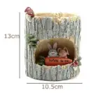 Creative Tree House Animals Flower Pot