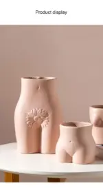 Creative_pink_body_art_ceramic_vase_gardening_flower_pot_decor_Home_decor_accessories_modern_minimalist_style_ornaments_gift_-_-_tag1_-4192980 Creative pink body art ceramic vase gardening flower pot decor Home decor accessories modern minimalist style ornaments gift tag1