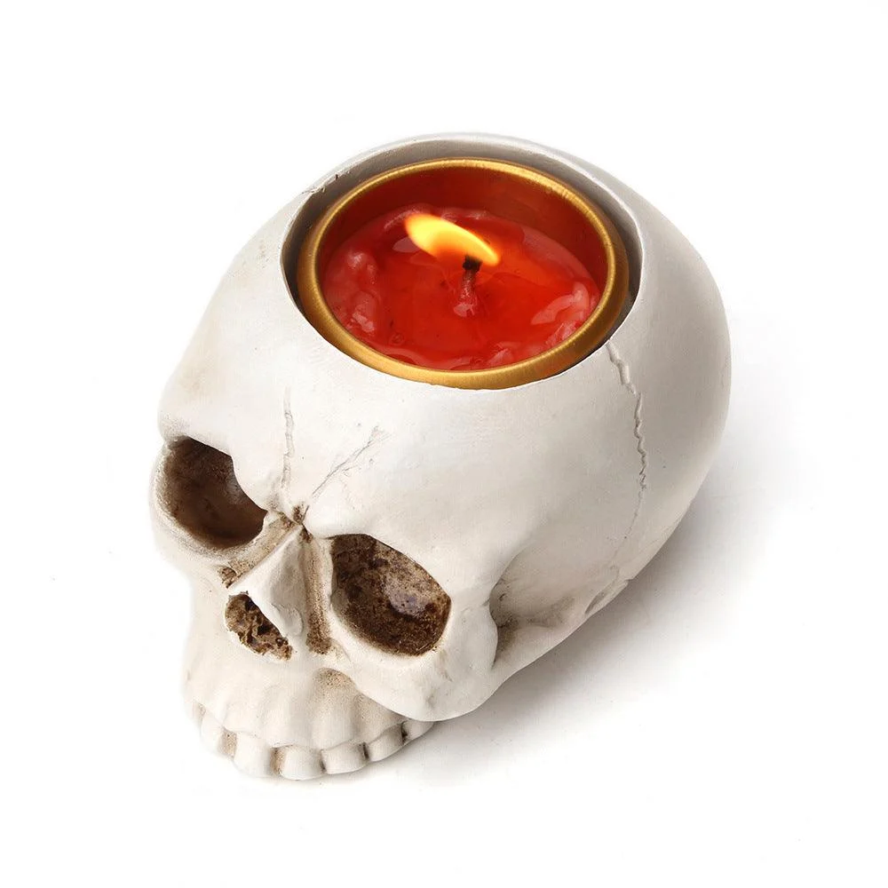 Creative resin horror tabletop candlestick -  - #tag1#