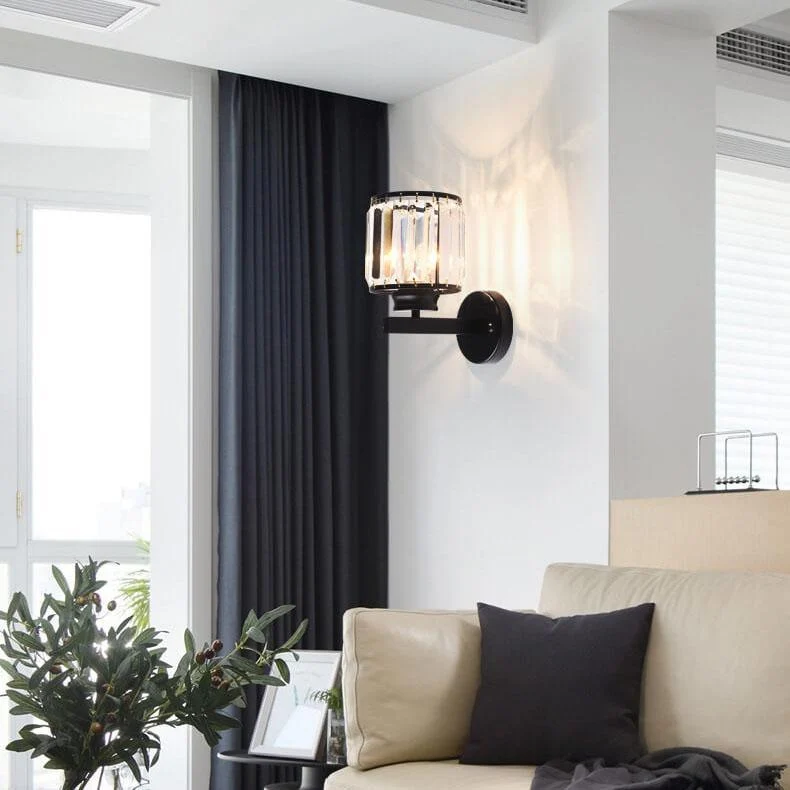 Cristalux - Modern crystal wall lamp with 1 light and arm -  - #tag1#
