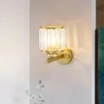Cristalux Modern crystal wall lamp with 1 light and arm tag1
