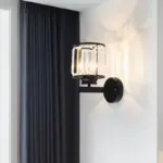 Cristalux Modern crystal wall lamp with 1 light and arm tag1