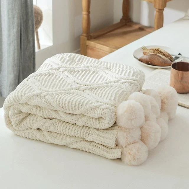 Crochet Chenille Pillow Cover -  - #tag1#