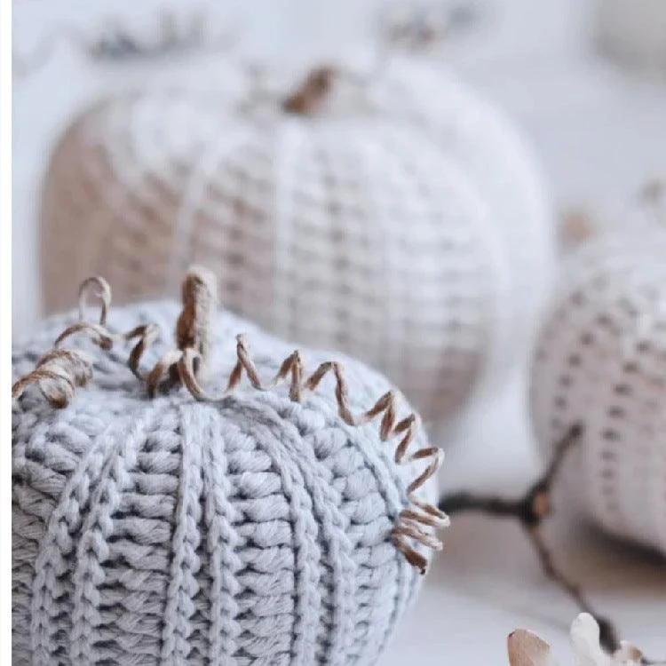 Crochet Halloween Decoration Ornament Big Pumpkin -  - #tag1#