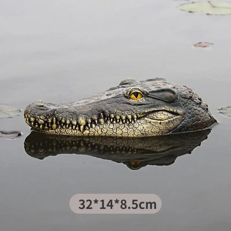 Crocodile head Frog Animal Floating Statue