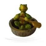 Crocodile head Frog Animal Floating Statue