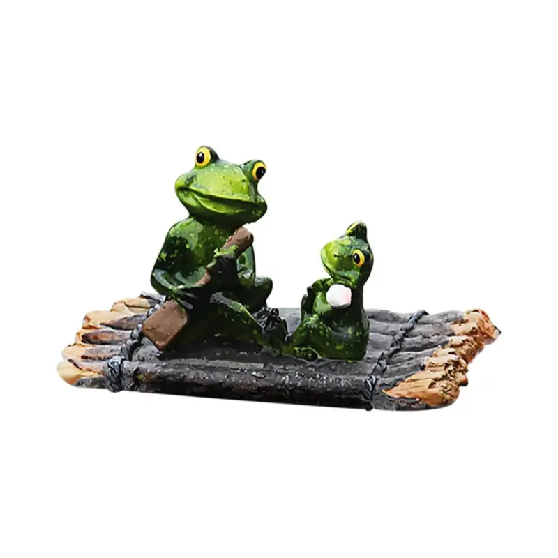 Crocodile head Frog Animal Floating Statue
