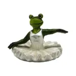 Crocodile head Frog Animal Floating Statue