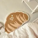Croissant Bedroom Bedside Mat tag1