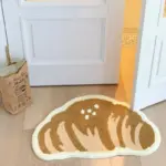 Croissant Bedroom Bedside Mat tag1