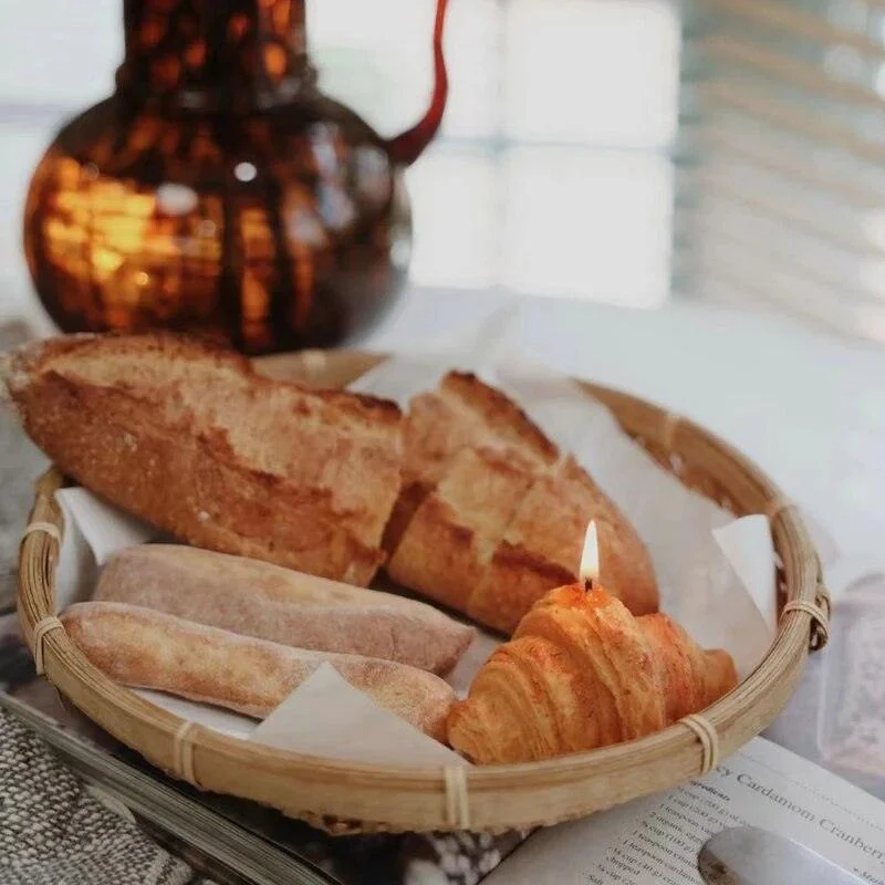 Croissant Candle Pastry Shaped Candle -