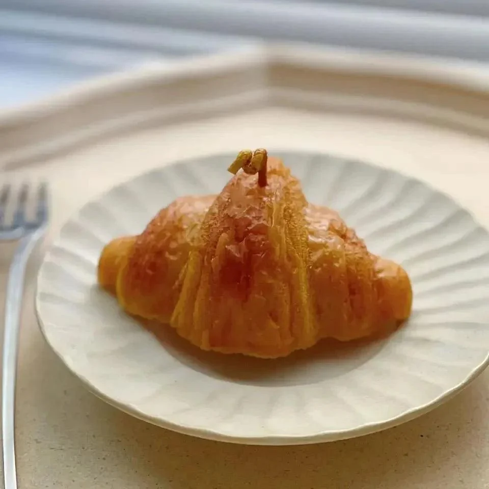 Croissant Shape Scented Aromatherapy Candle -  - #tag1#