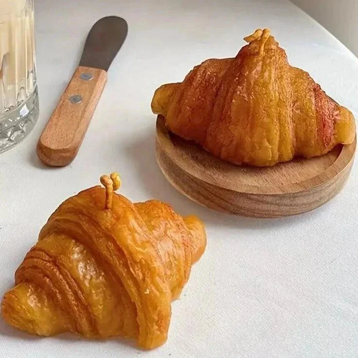 Croissant Shape Scented Aromatherapy Candle -  - #tag1#