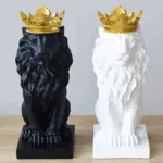 Crowned Lion Statue