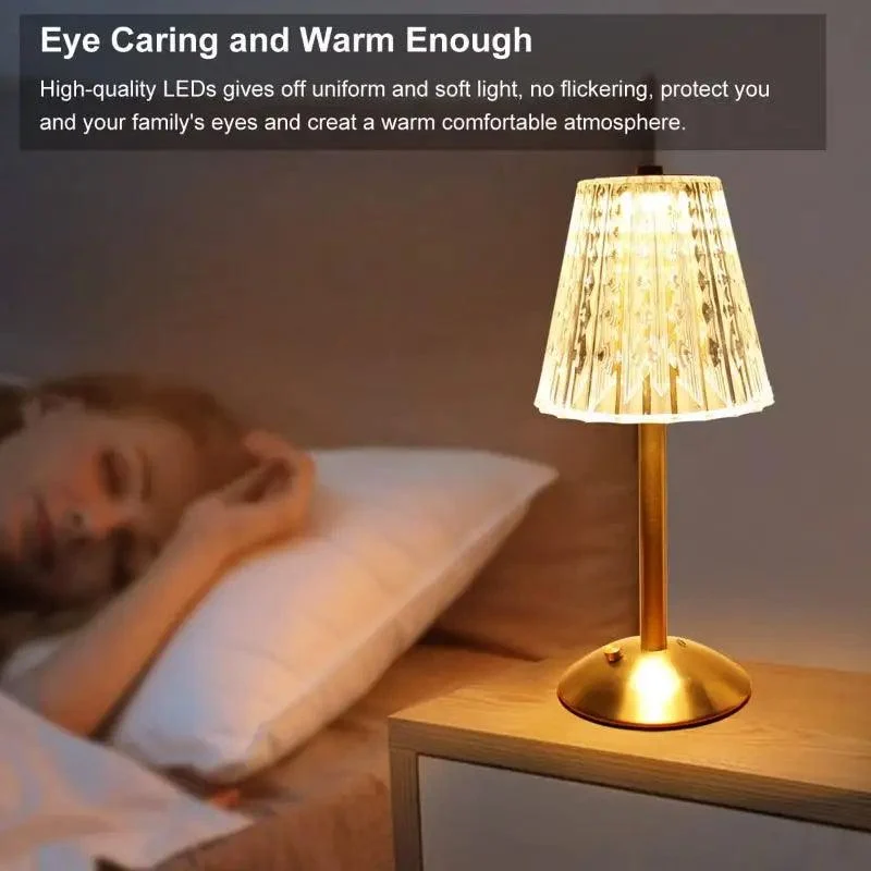 Crystal Diamond Table Lamp Touch Sensor Cordless Desk Lamp Rechargeable Bedside Night Light Hotel Restaurant Crystal.jpg C08c416c 1095 497f A22c Eed51223939d