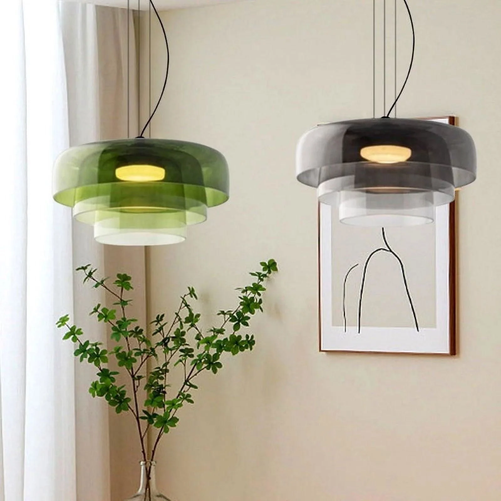 CrystalClear™ – Elegant Glass Ceiling Lamp -  - #tag1#