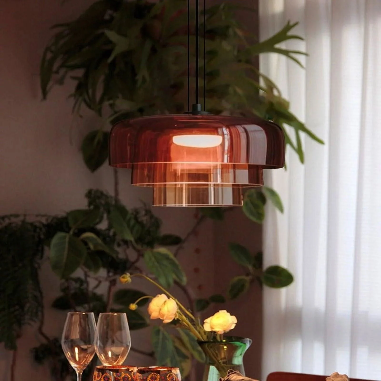 CrystalClear™ – Elegant Glass Ceiling Lamp -  - #tag1#