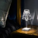 CrystalGlow LED Crystal Table Lamp Projection Night Light tag1