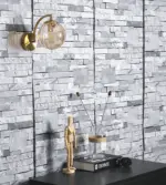 CrystalGlow Wall Lamp Globe Lights Indoor Retro Glass LED Bedroom Wall Lamp tag1