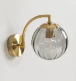 CrystalGlow Wall Lamp Globe Lights Indoor Retro Glass LED Bedroom Wall Lamp tag1