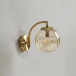 CrystalGlow Wall Lamp Globe Lights Indoor Retro Glass LED Bedroom Wall Lamp tag1