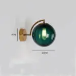 CrystalGlow Wall Lamp Globe Lights Indoor Retro Glass LED Bedroom Wall Lamp tag1