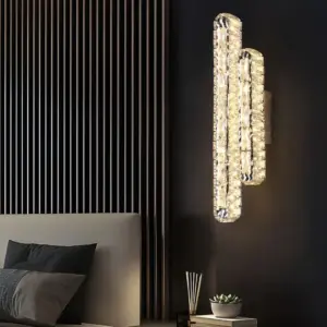 CrystalLux - Double LED Crystal Wall Lamp with Dimmable Function